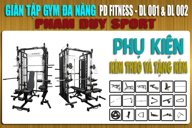 Cả gia đình cùng tập Gym với giàn tập đa năng PD Fitness - Bí quyết khỏe đẹp, gắn kết gia đình